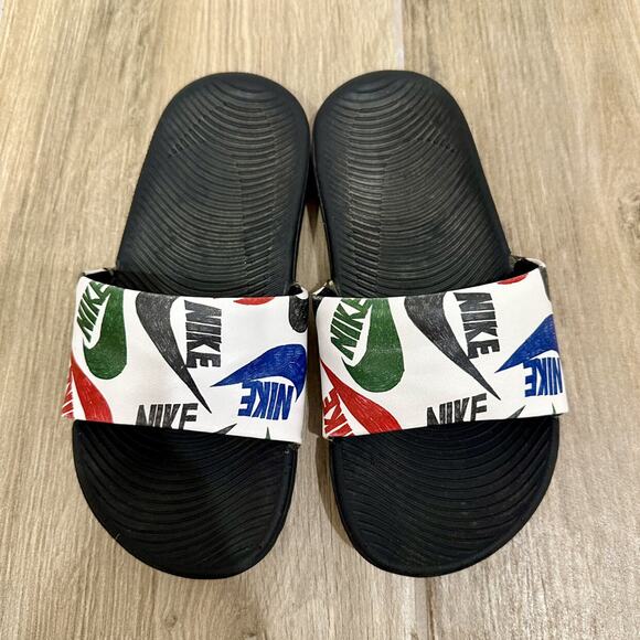 Nike Kids Colorful Slides - Picture 1 of 8